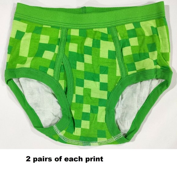 Handcraft Accessories Boys Minecraft Underwear 0 Cotton Briefs
